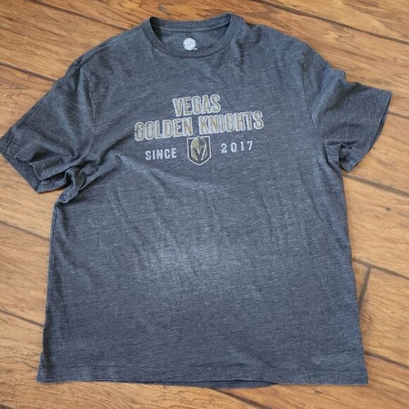Vegas Golden Knights NHL Hockey Men's XL gray short sleeve t-shirt - Picture 1 of 4